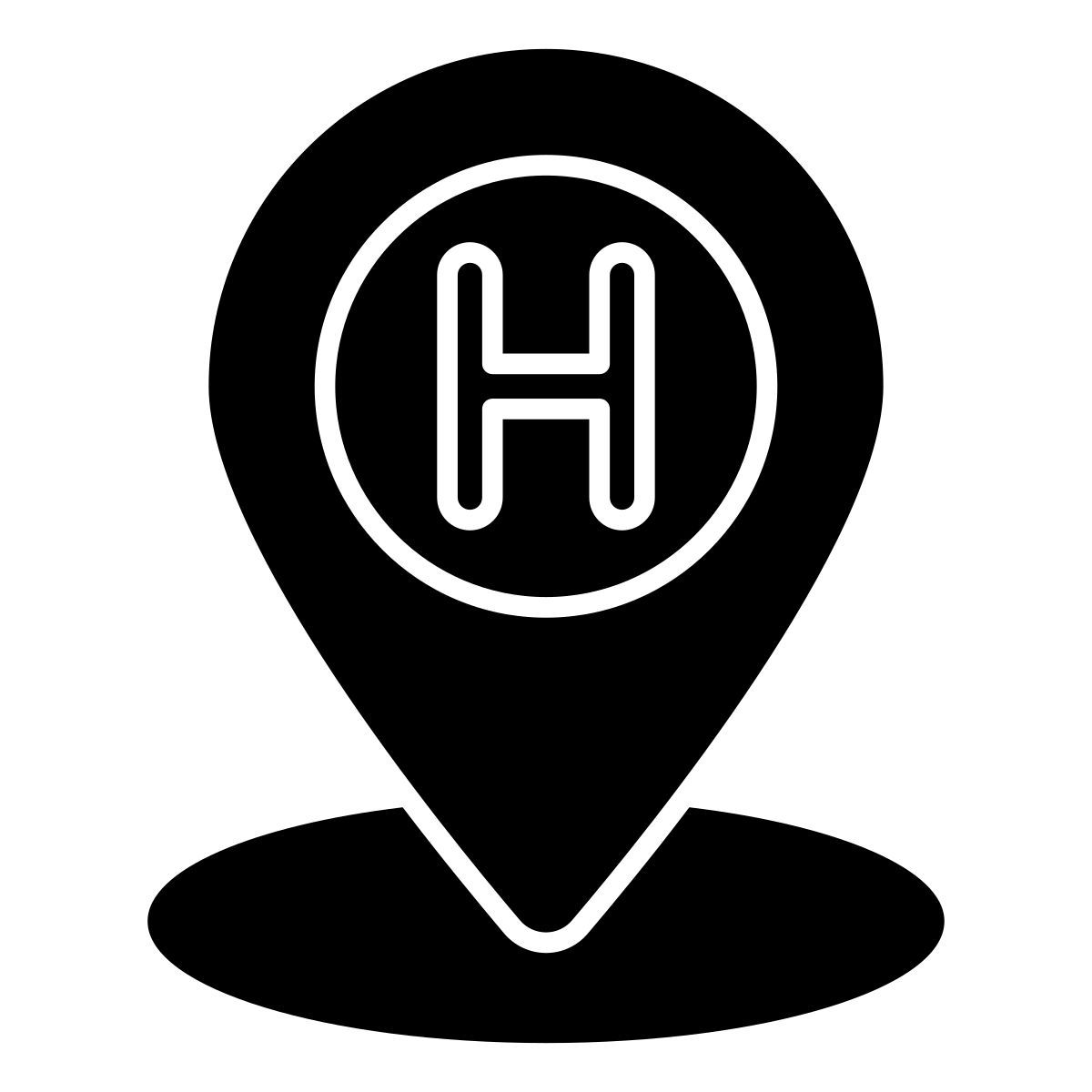 hospital location icon