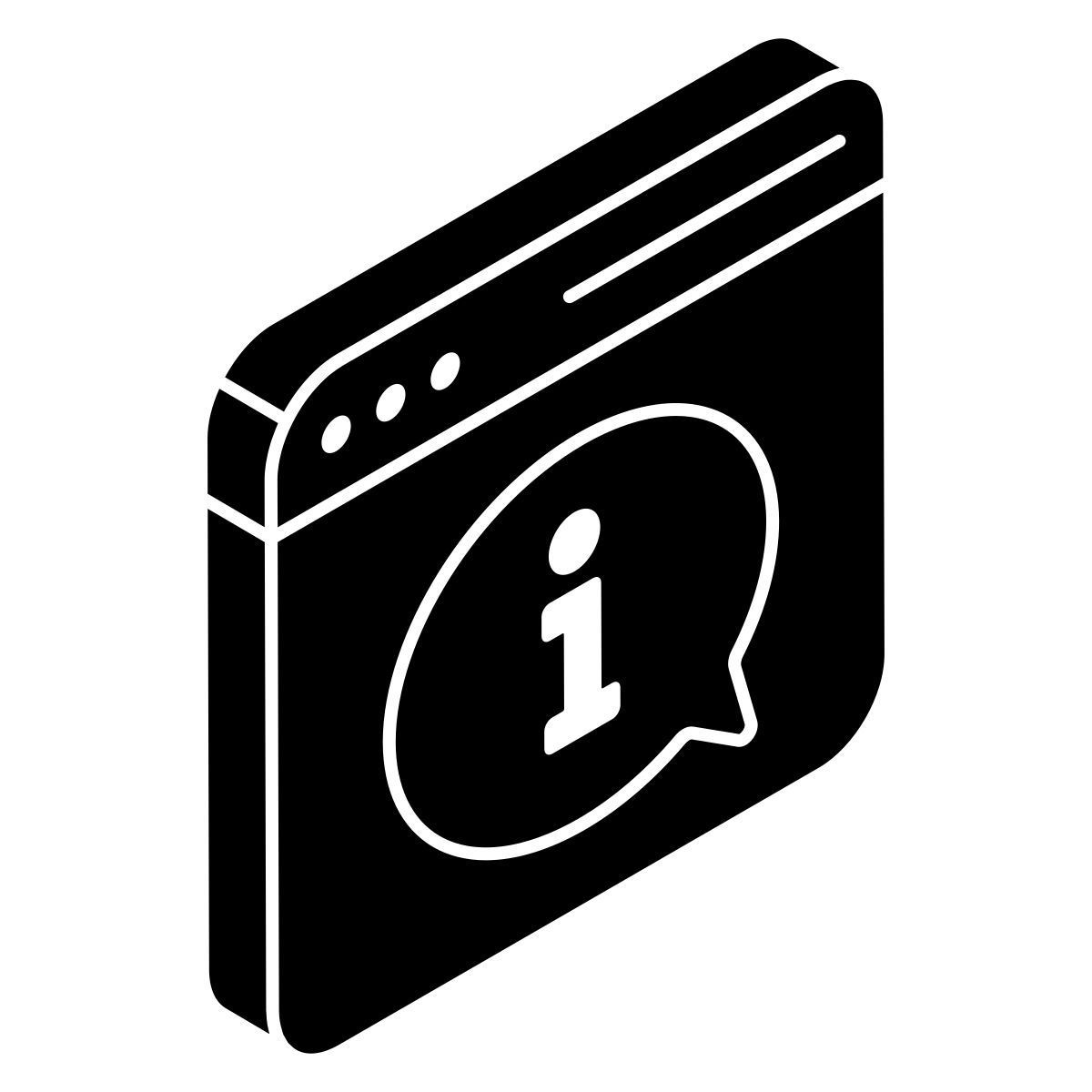 chat de información icon