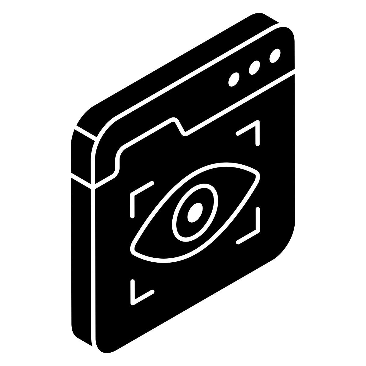 riconoscimento dell'iride icon