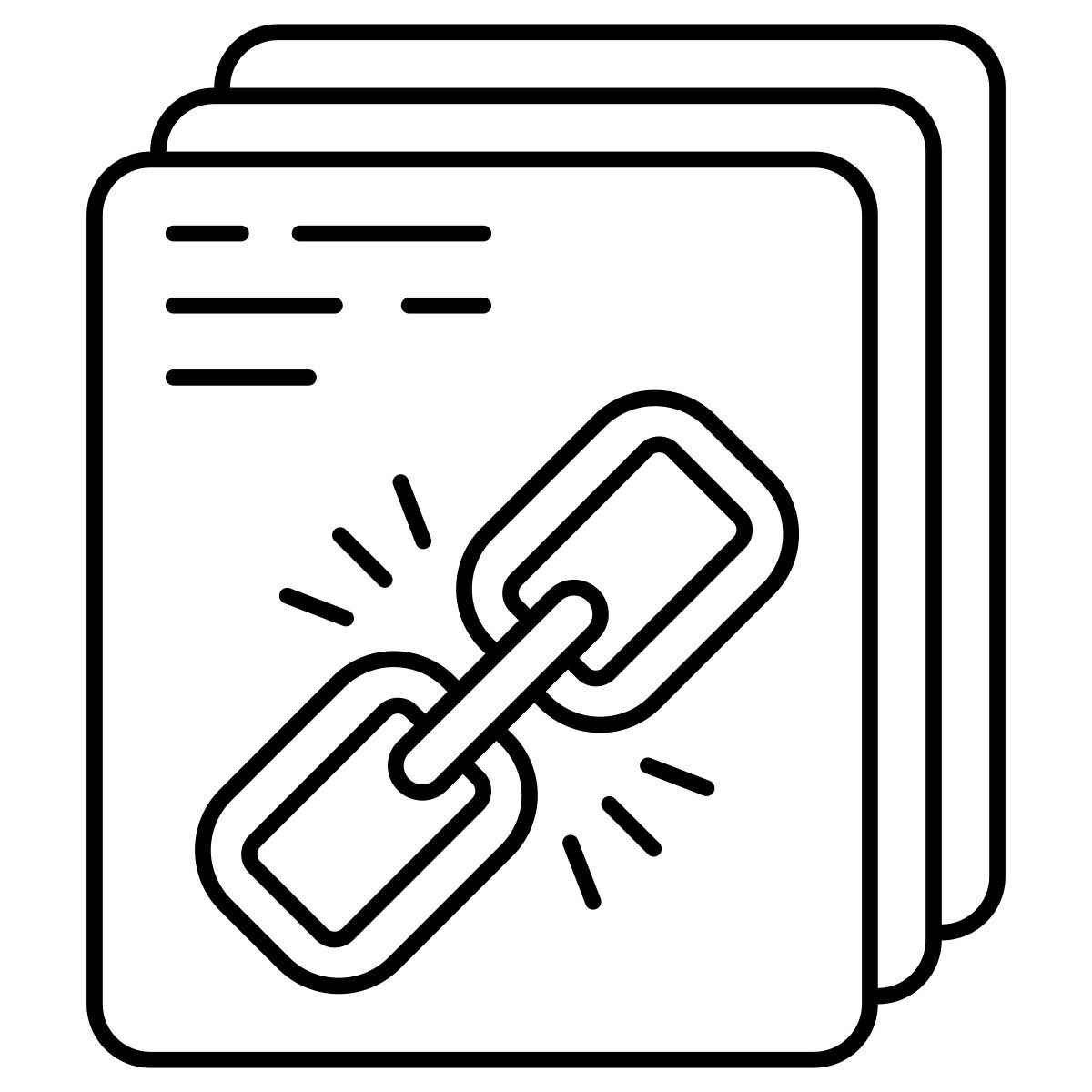 document lié icon