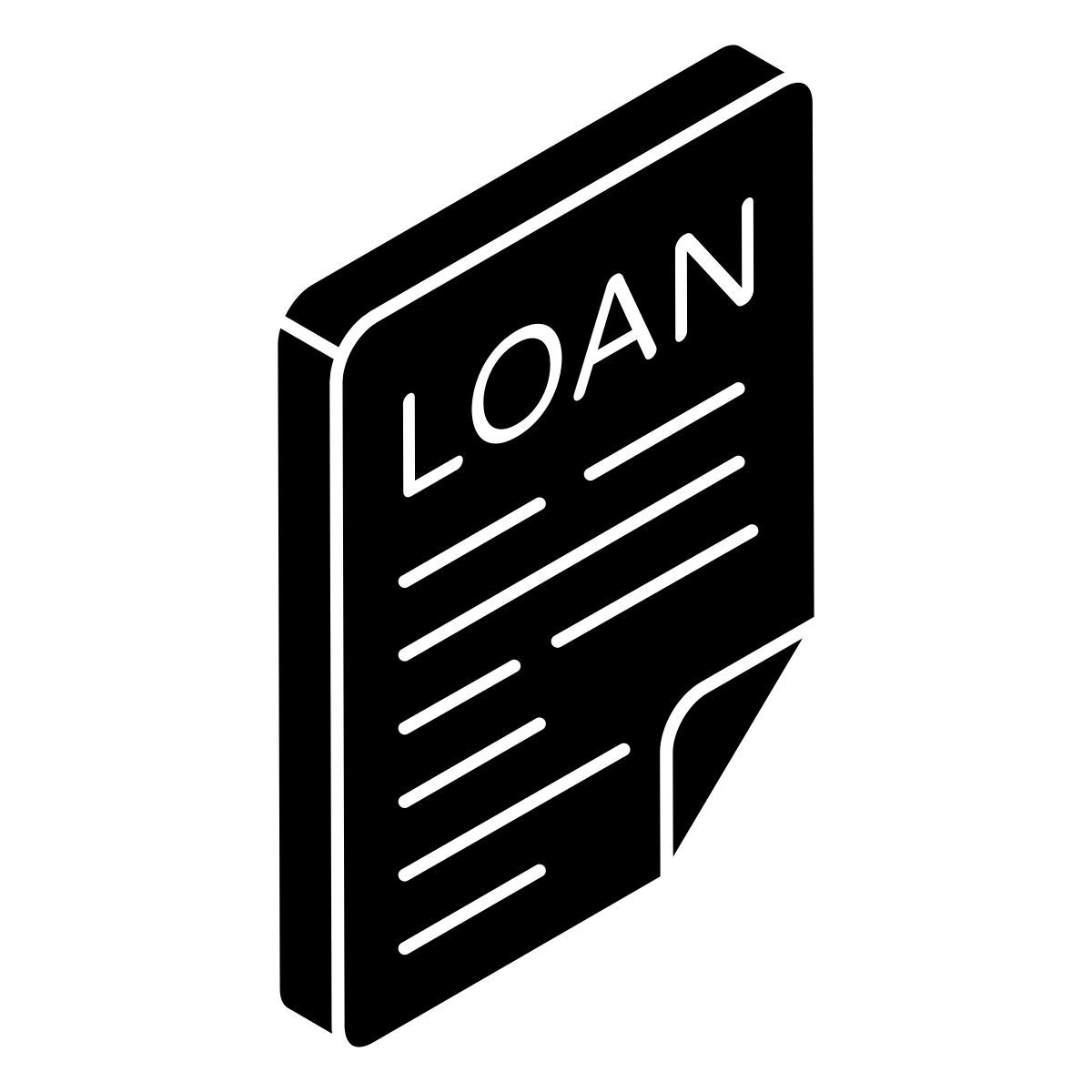 loan paper icon