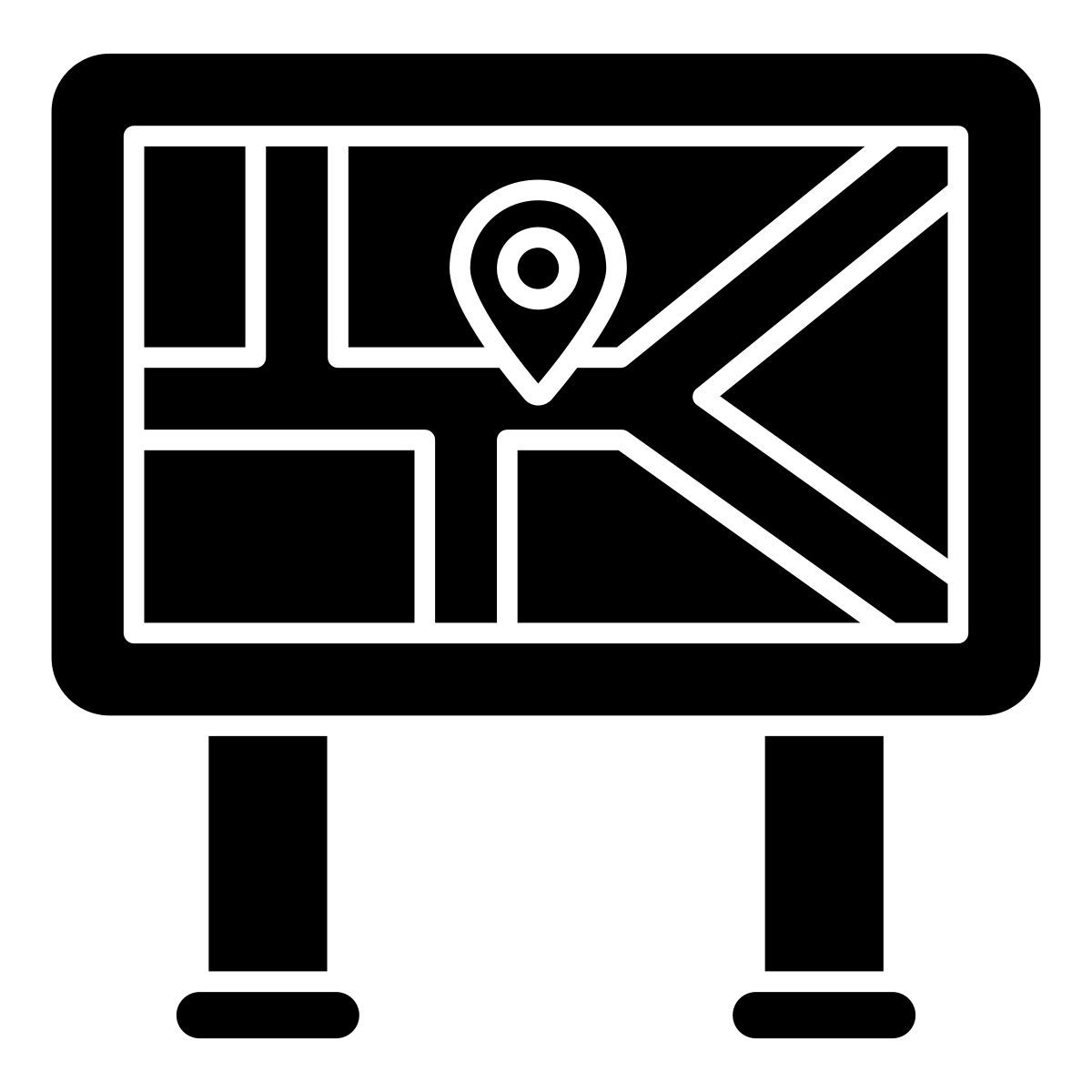 Panneau de localisation icon