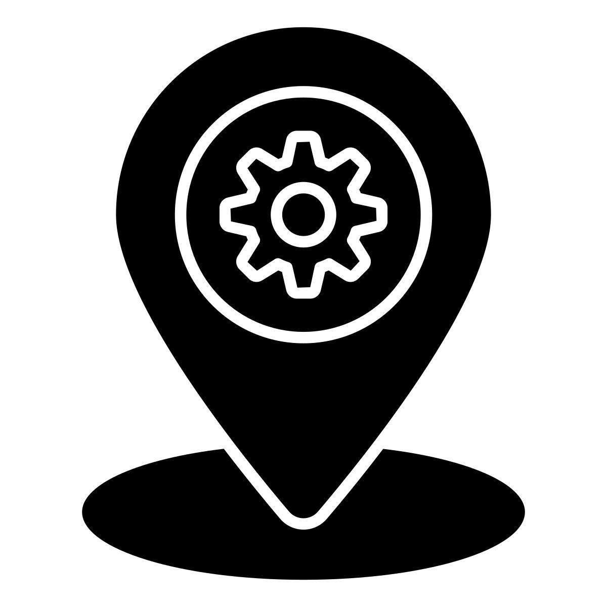 configuración de ubicación icon