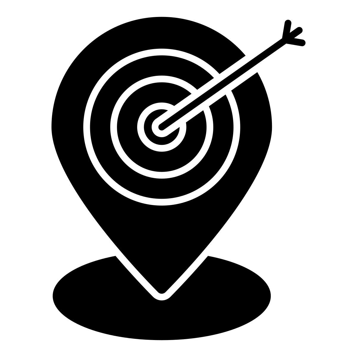 cible de localisation icon