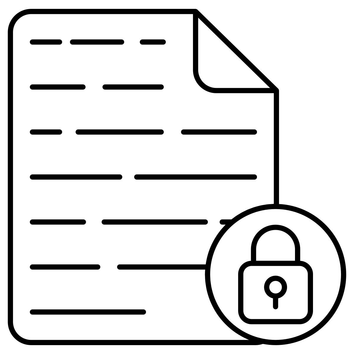 locked file icon