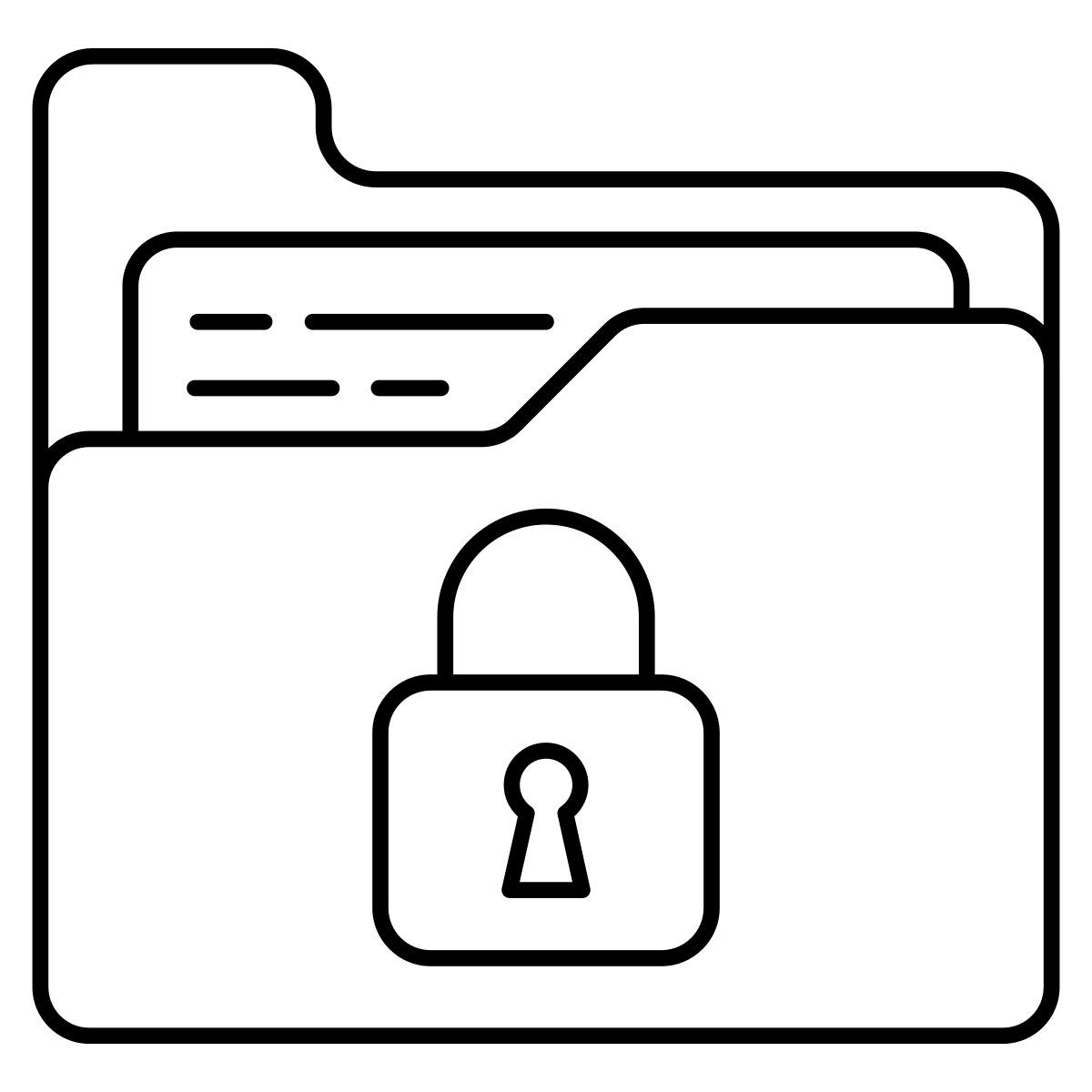 locked folder icon