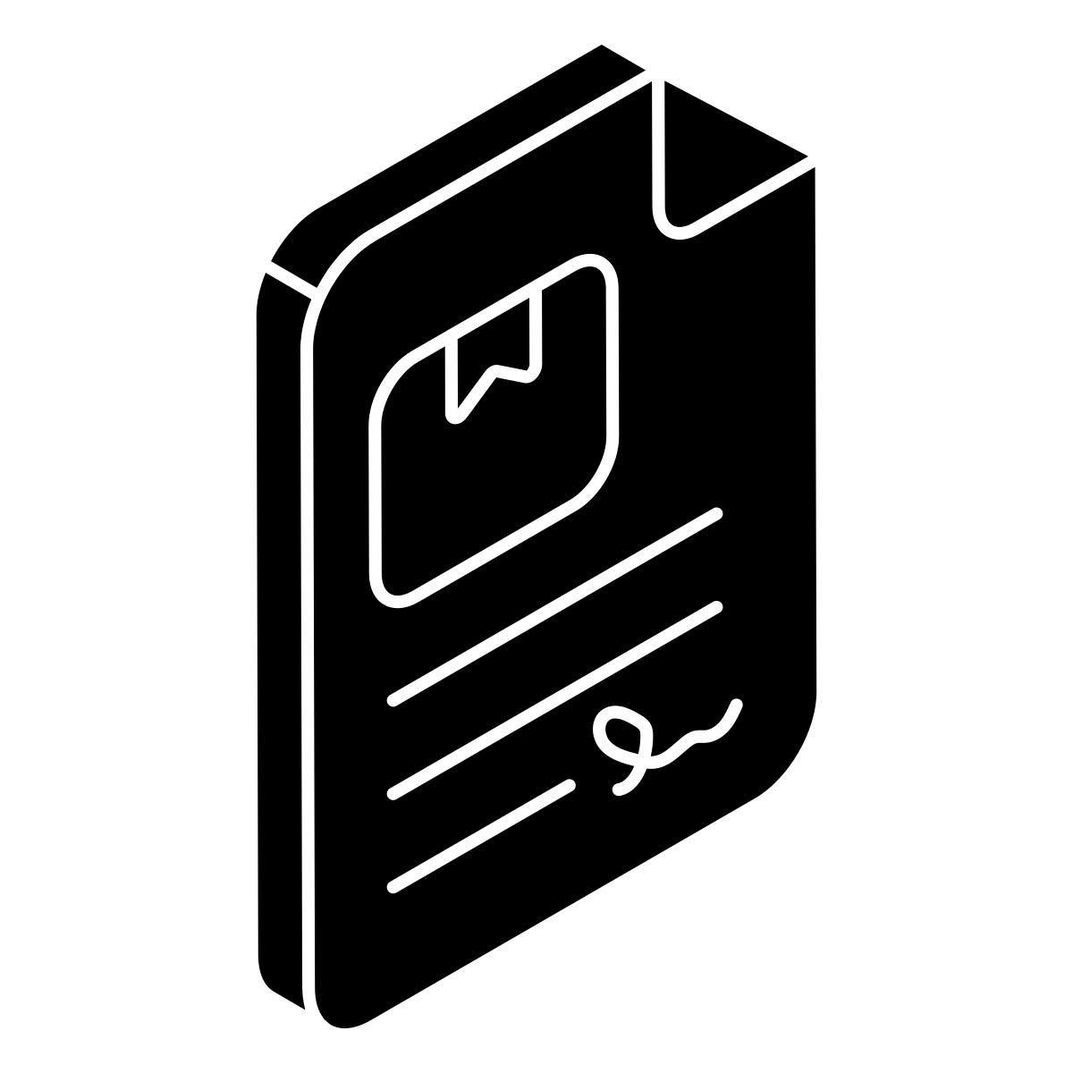 logistic contract icon