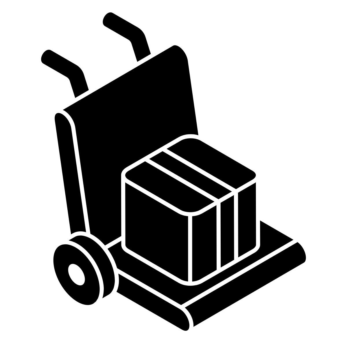 luggage cart icon
