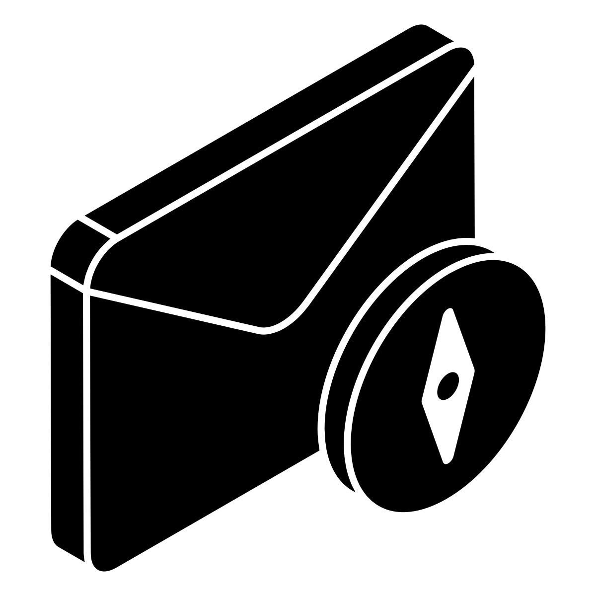 brújula de correo icon