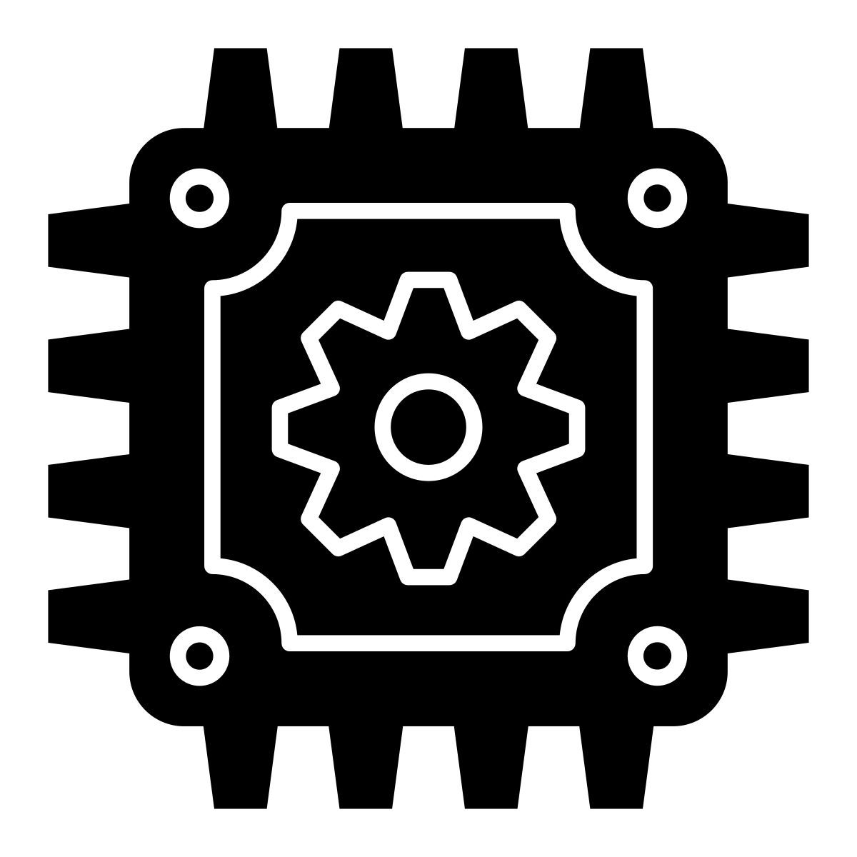 microchip management icon