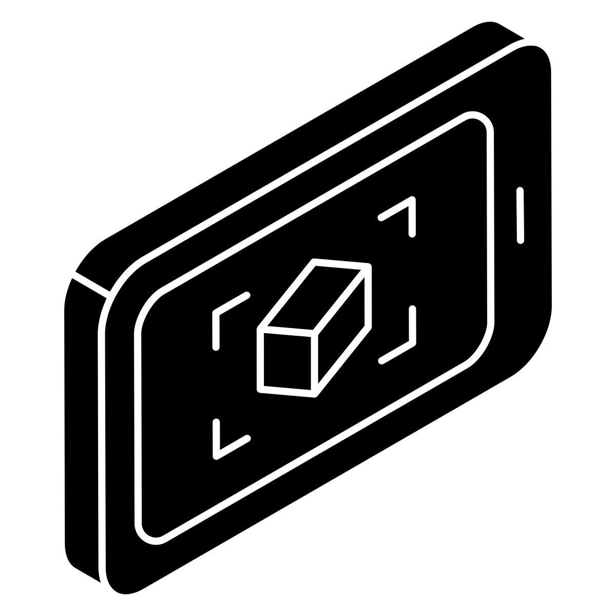 Mobiler 3D-Würfel icon