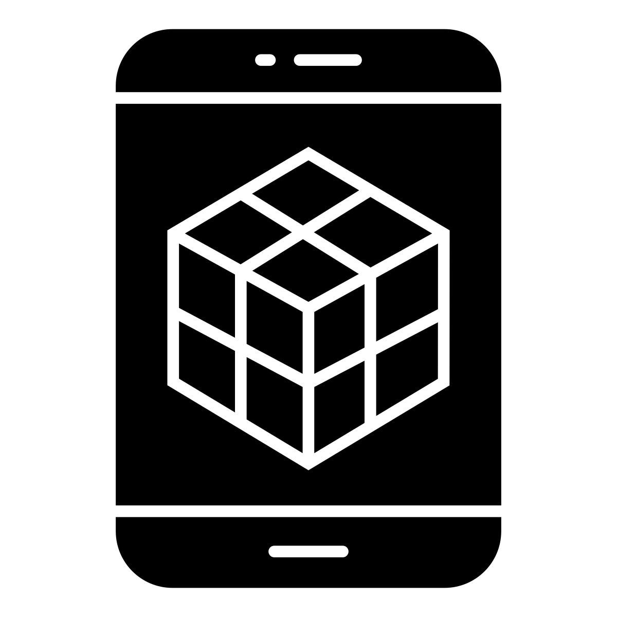 mobiler 3d würfel icon