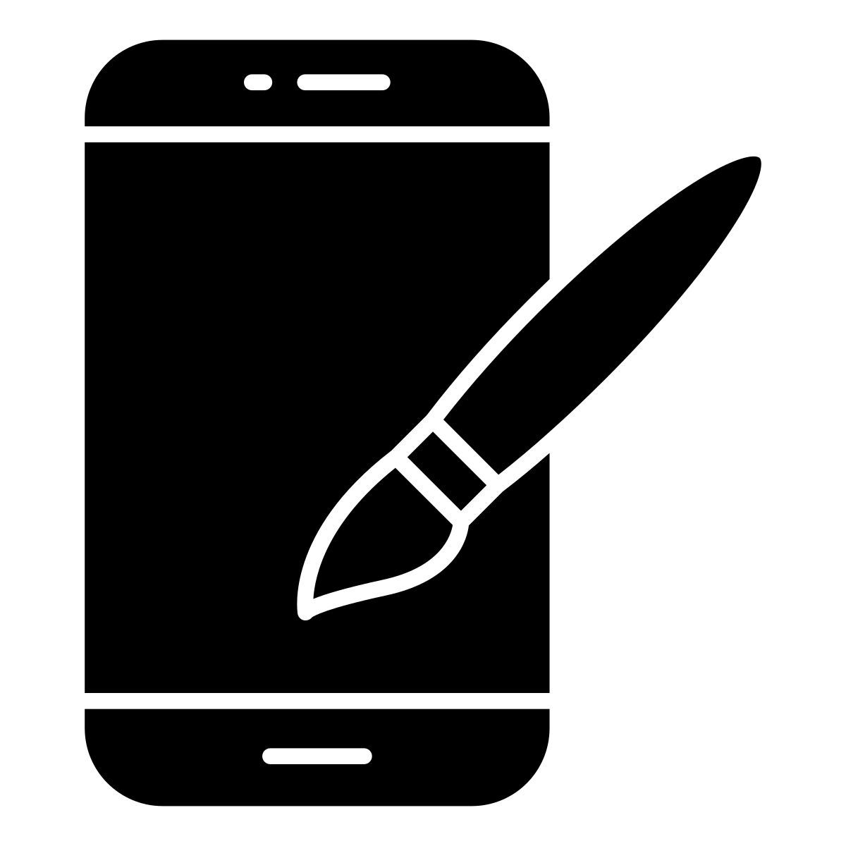design de aplicativos móveis icon