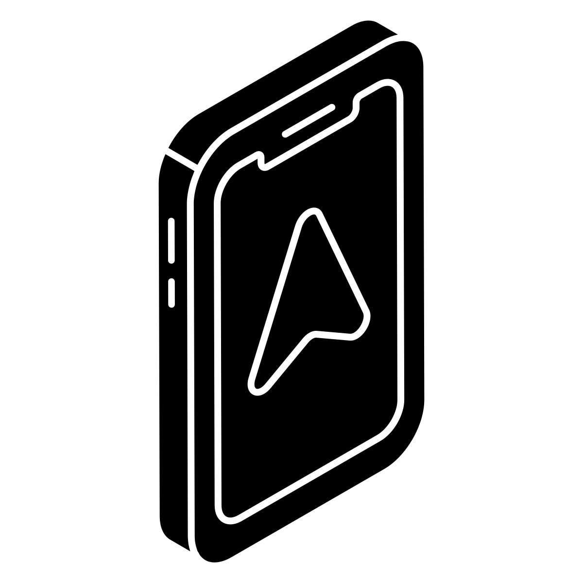mobile arrow icon
