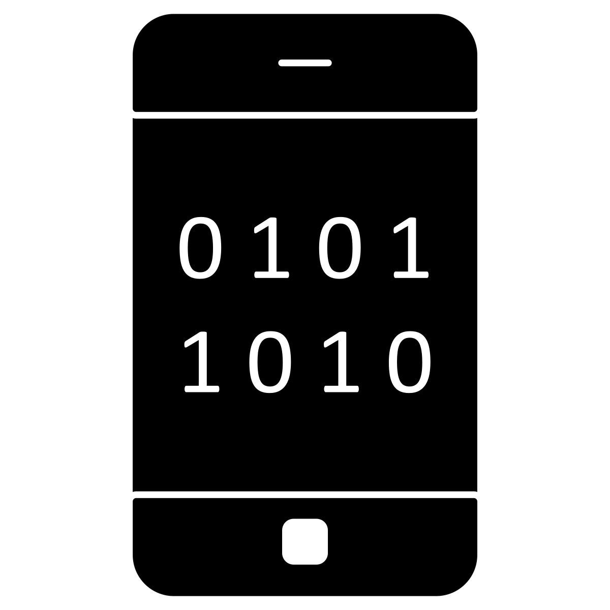binary code icon