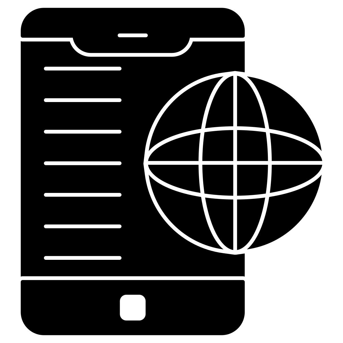 navegador móvil icon