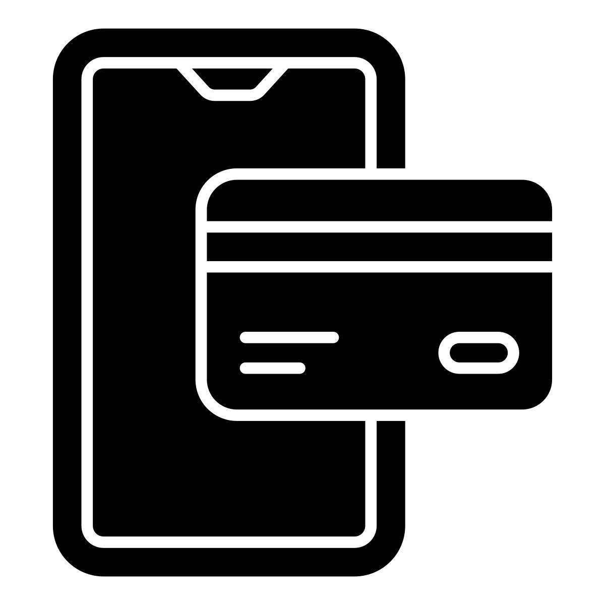 mobile card payment icon
