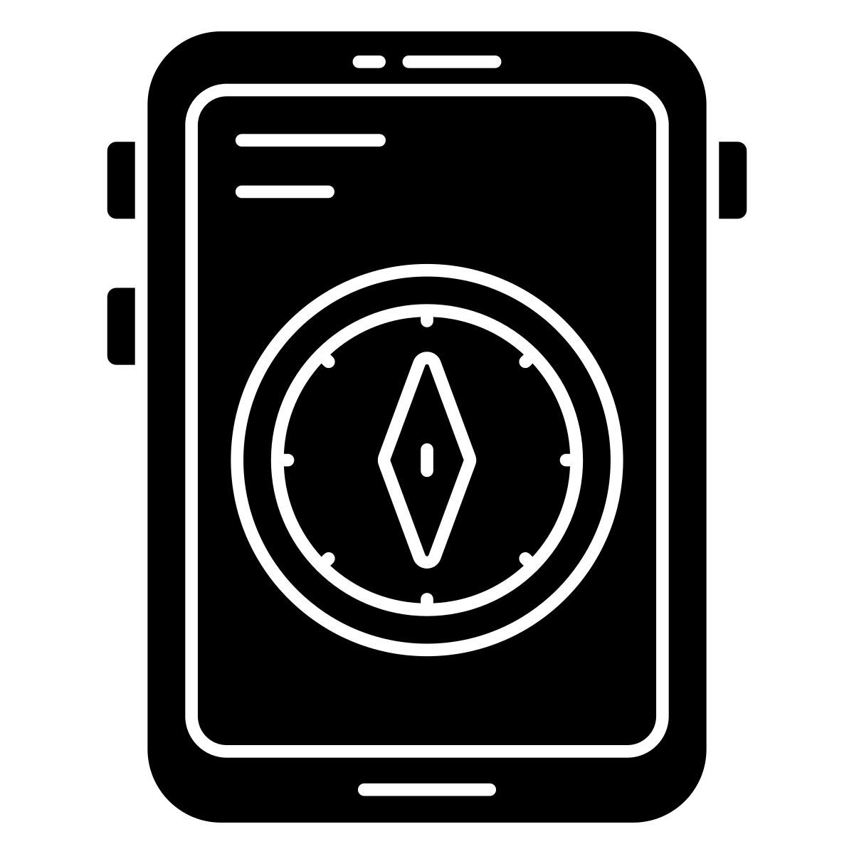 mobile compass icon