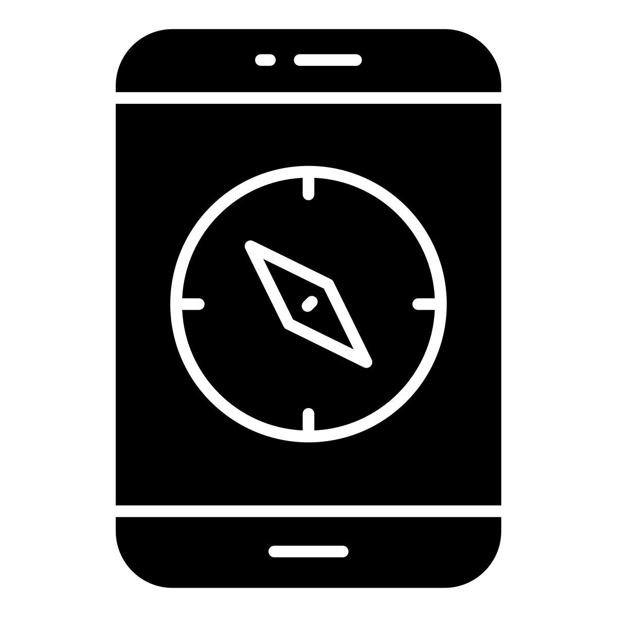 mobile compass icon