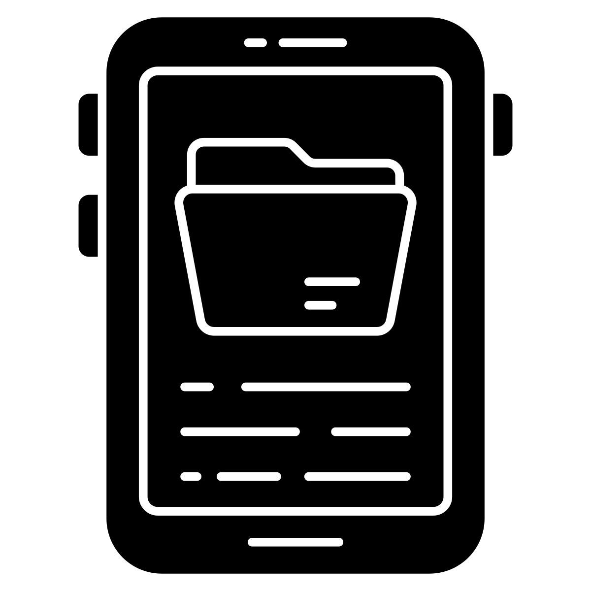 mobiler ordner icon