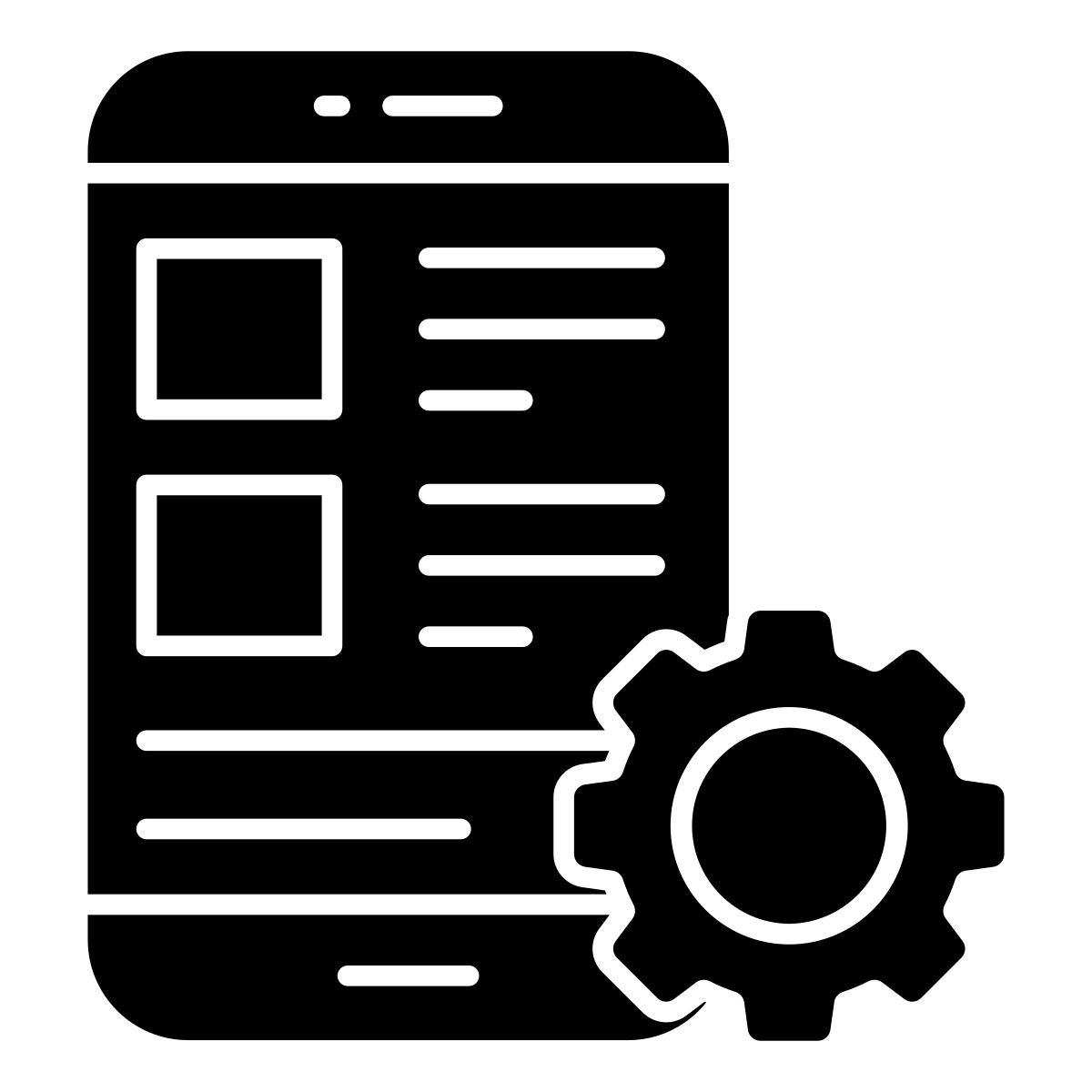 mobile list management icon