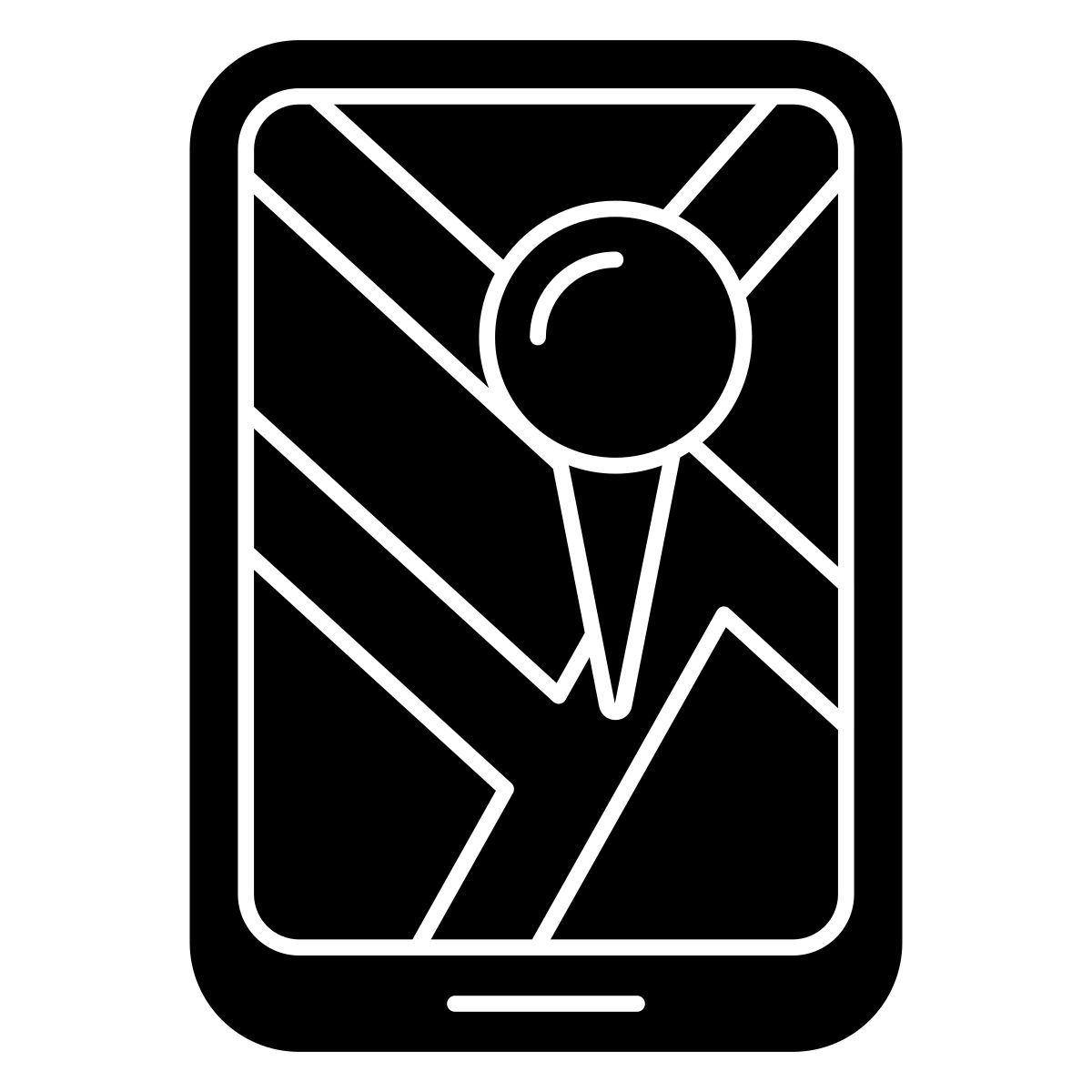 aplicación de ubicación móvil icon