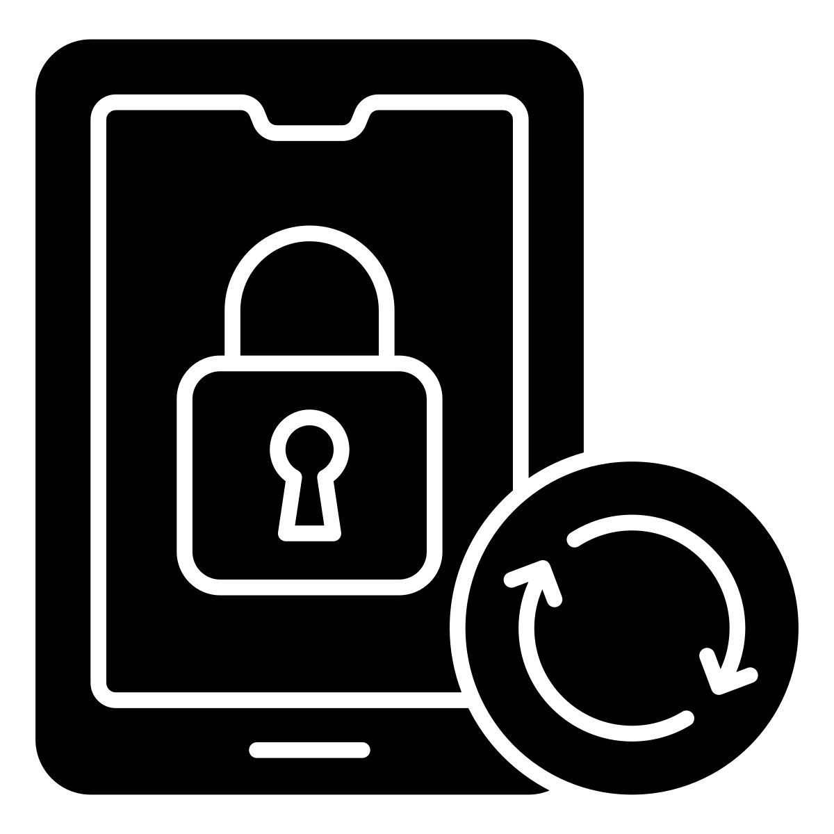 mobile password update icon