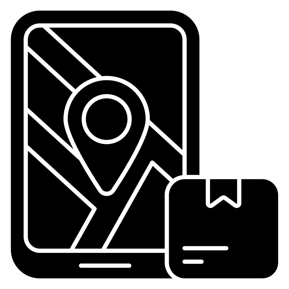 localizzazione pacchi mobile icon