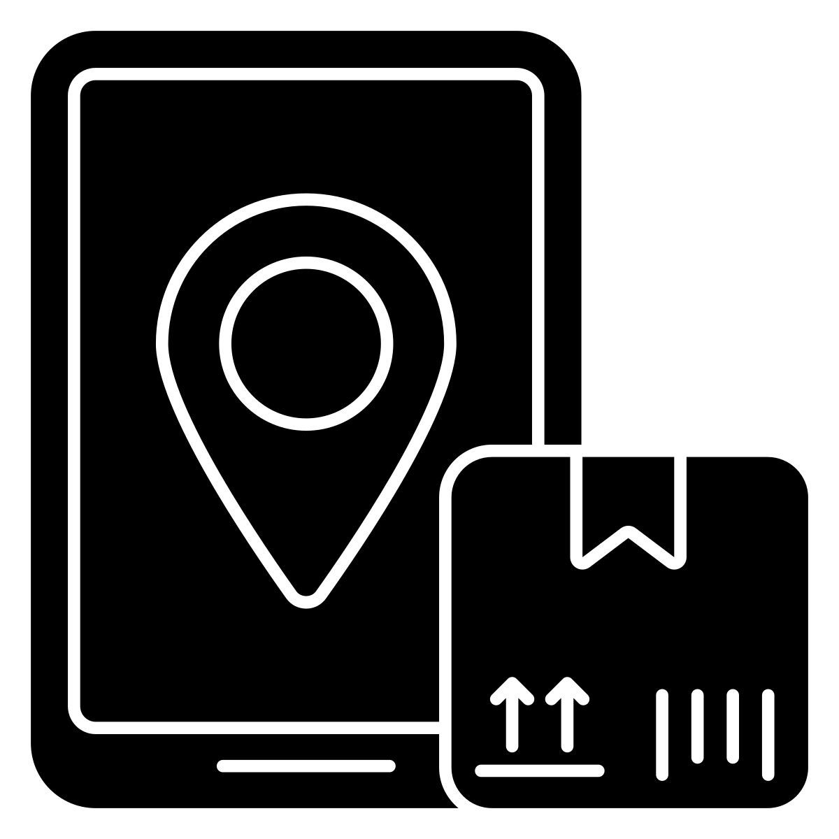 localizzazione pacchi mobile icon