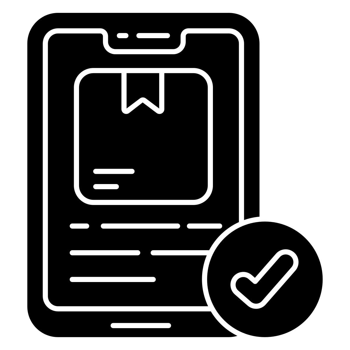 mobile parcel icon