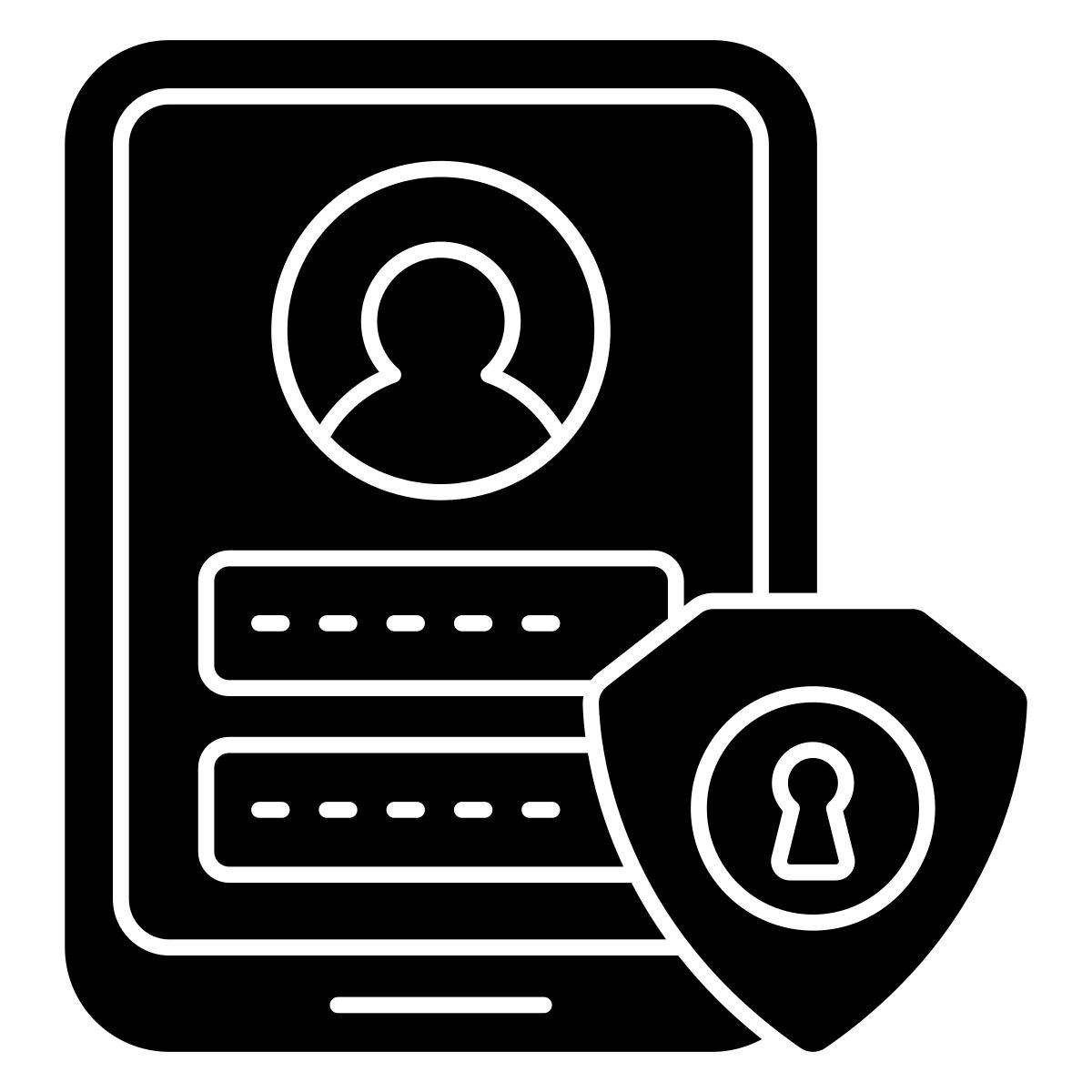 mobile profile login icon