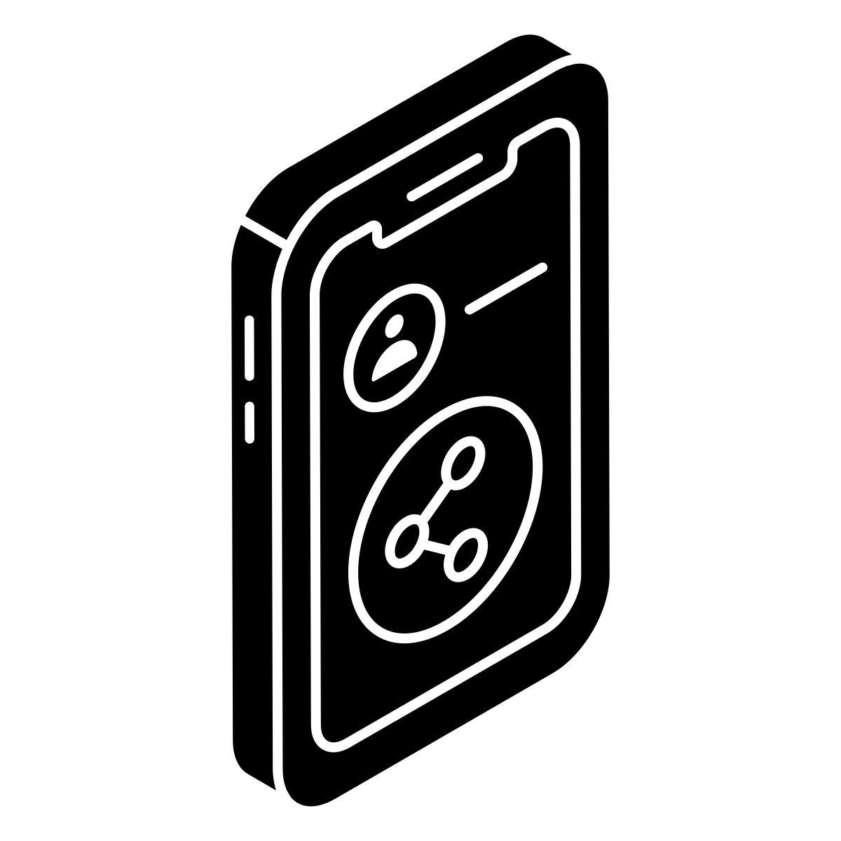 mobile profile share icon