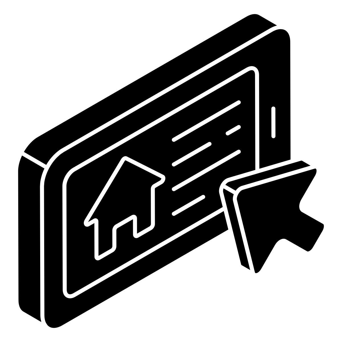 mobile real estate icon
