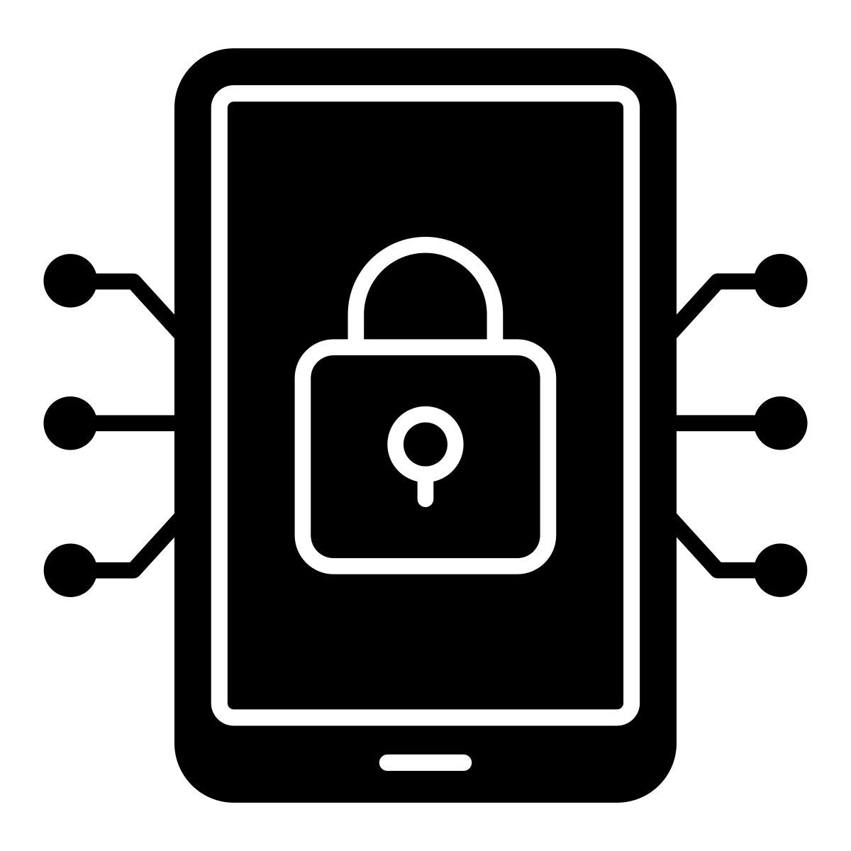 seguridad móvil icon