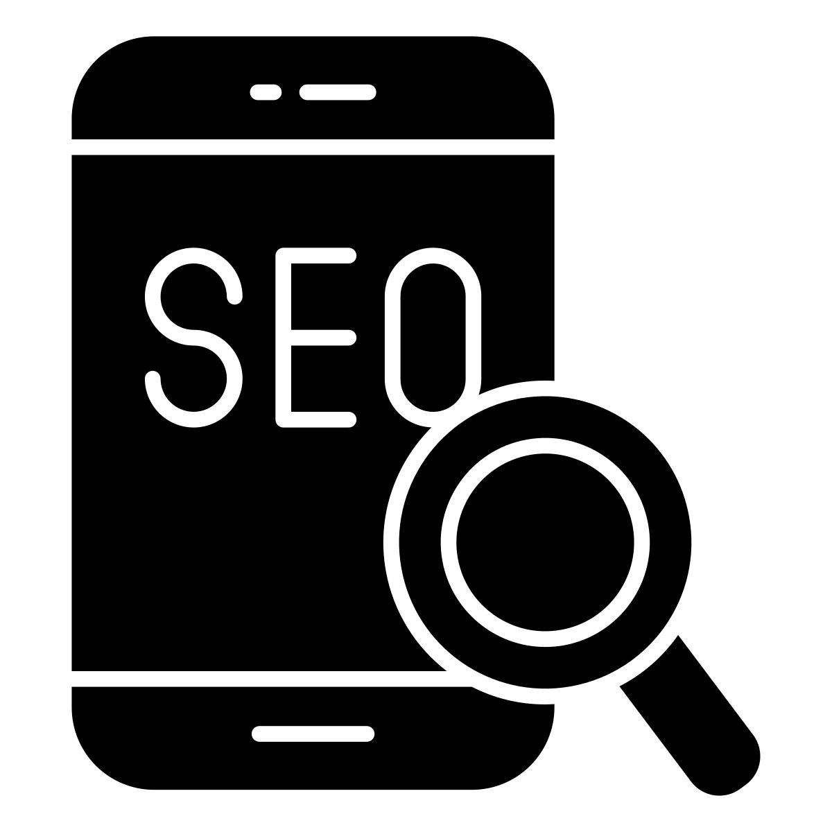 mobile seo icon