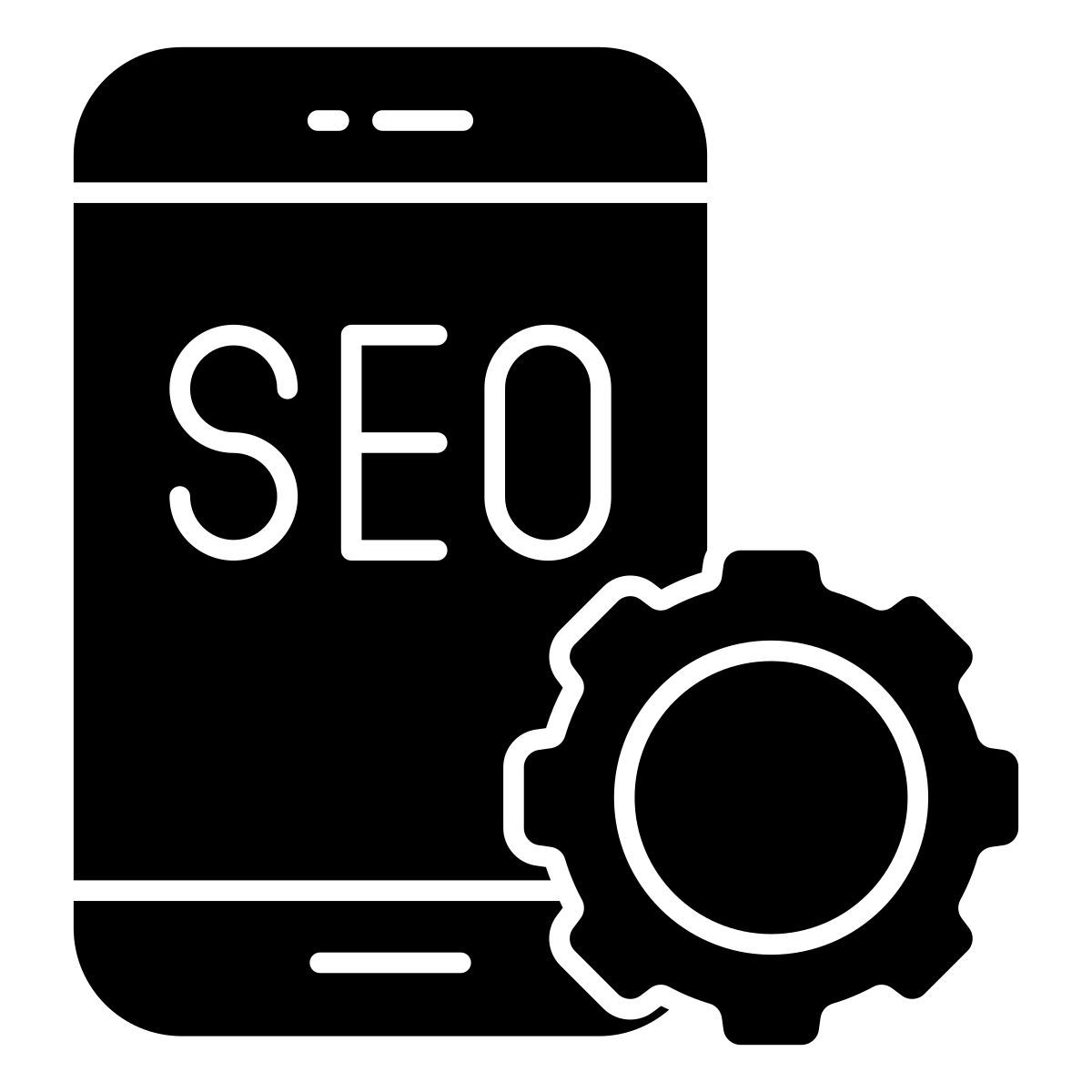 mobile seo icon