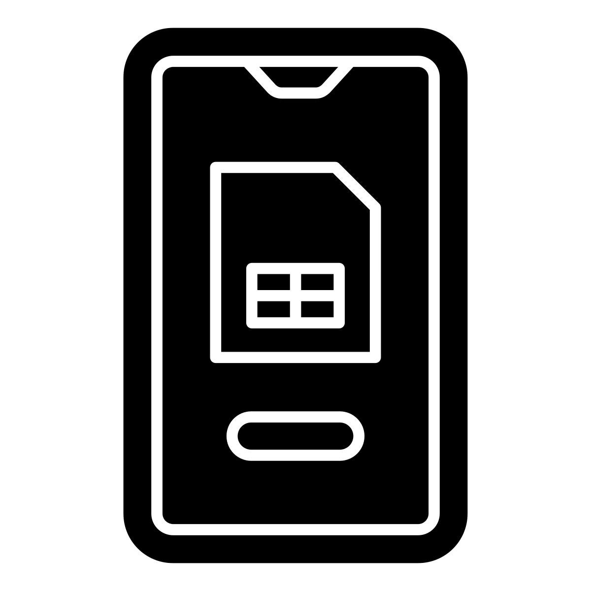 mobile sim icon