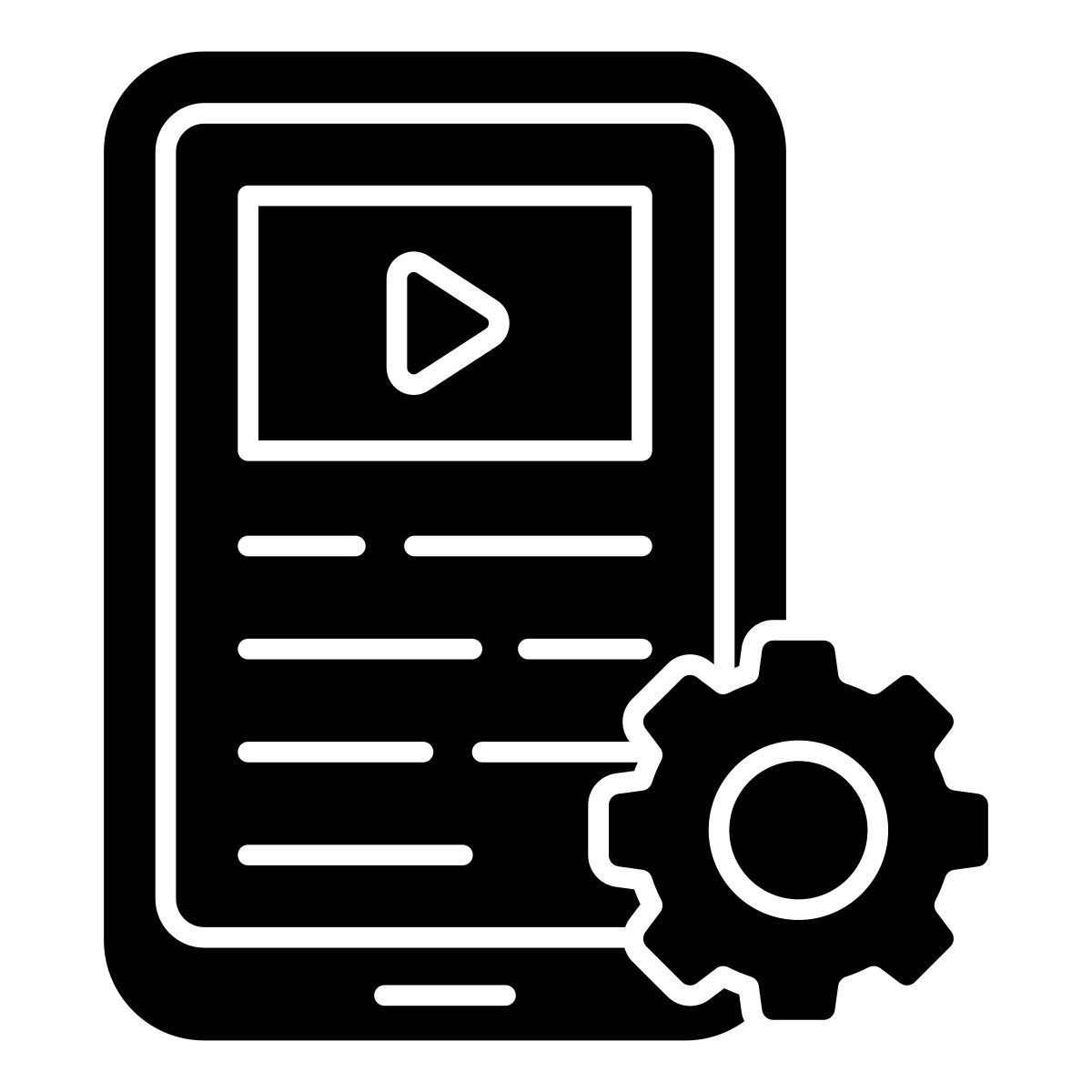 移动视频设置 icon