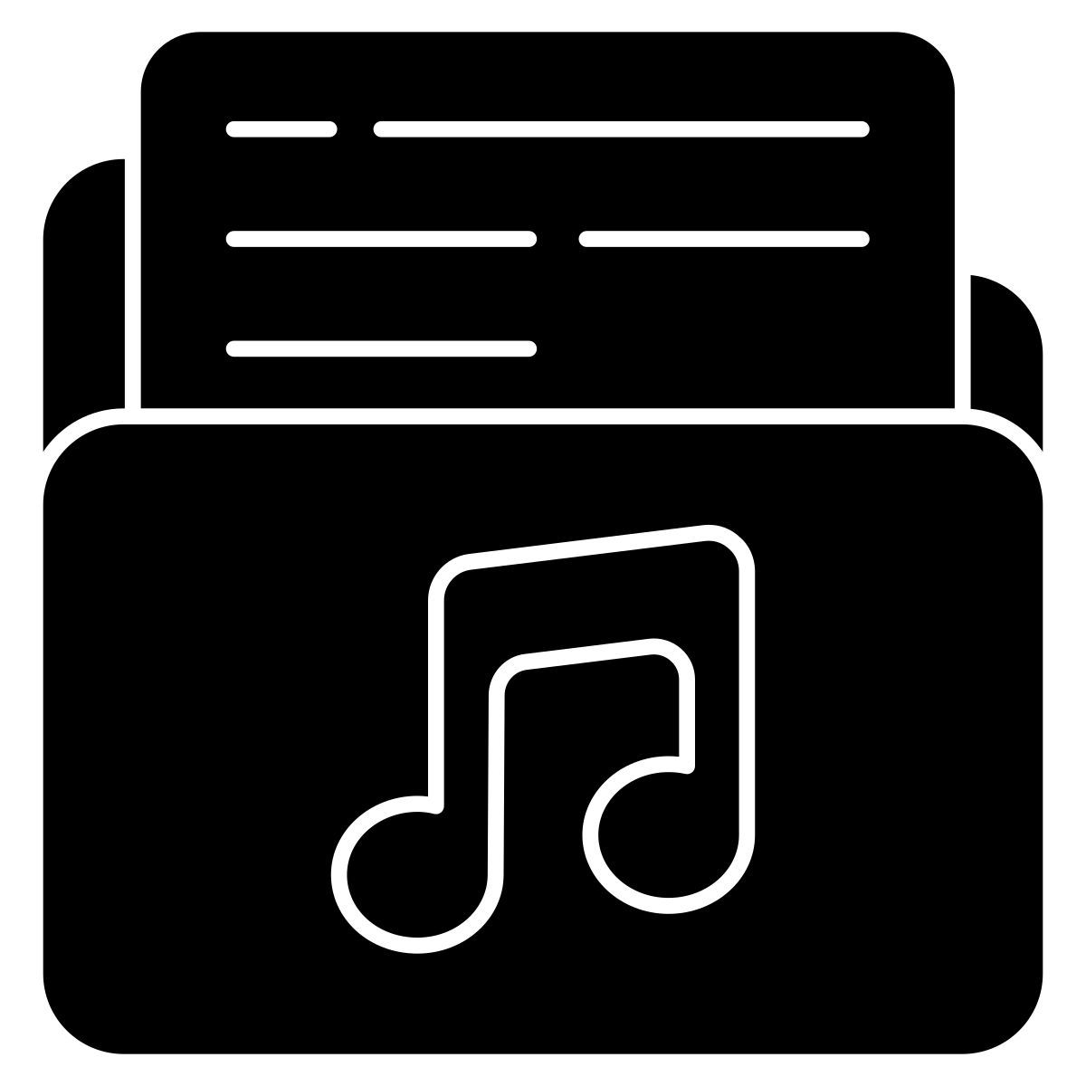 cartella musicale icon