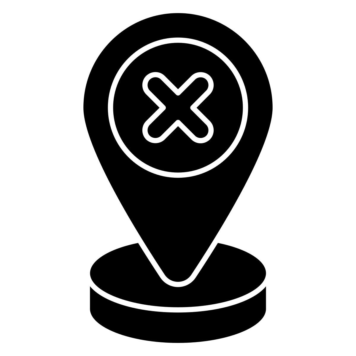 kein standort icon