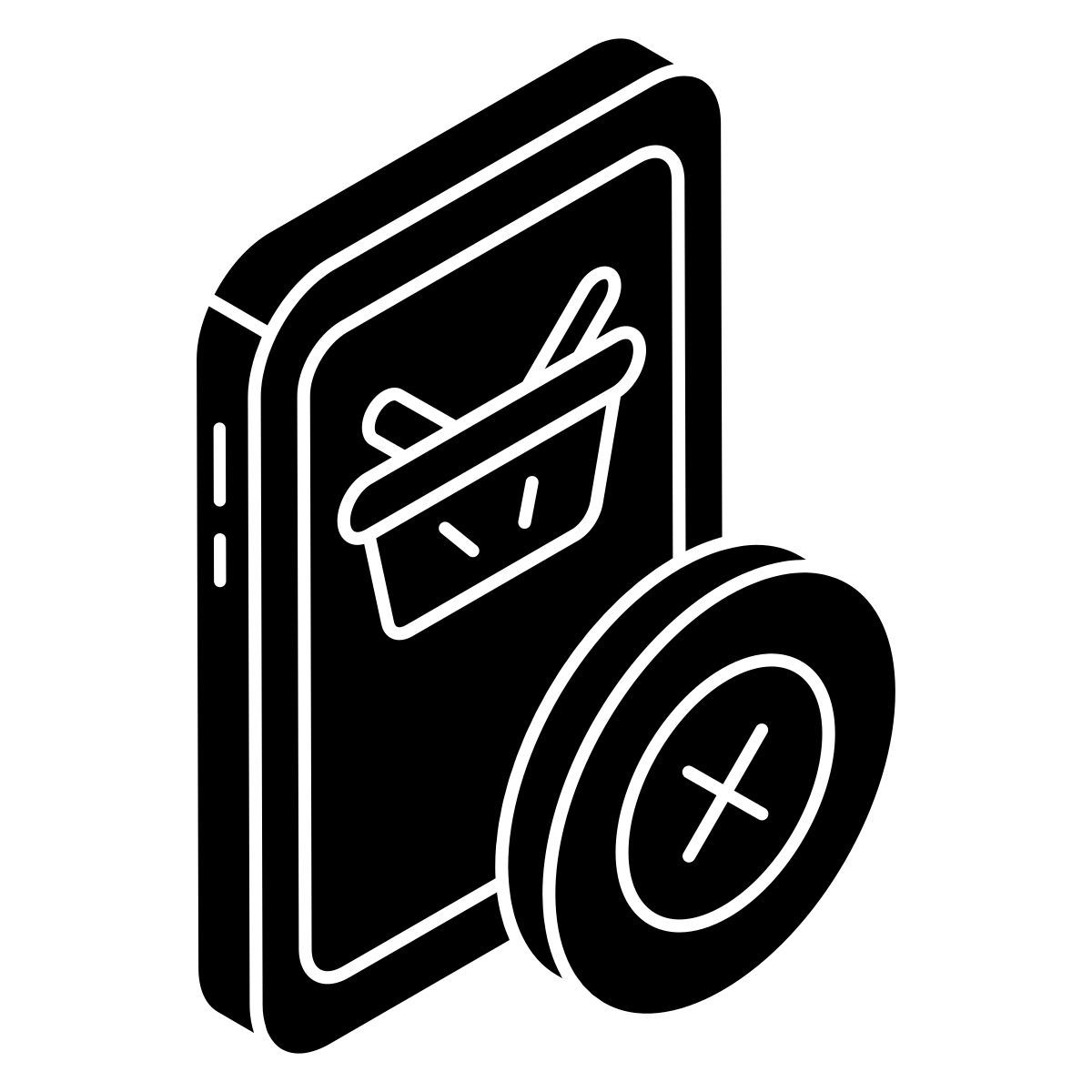 no mobile shopping icon