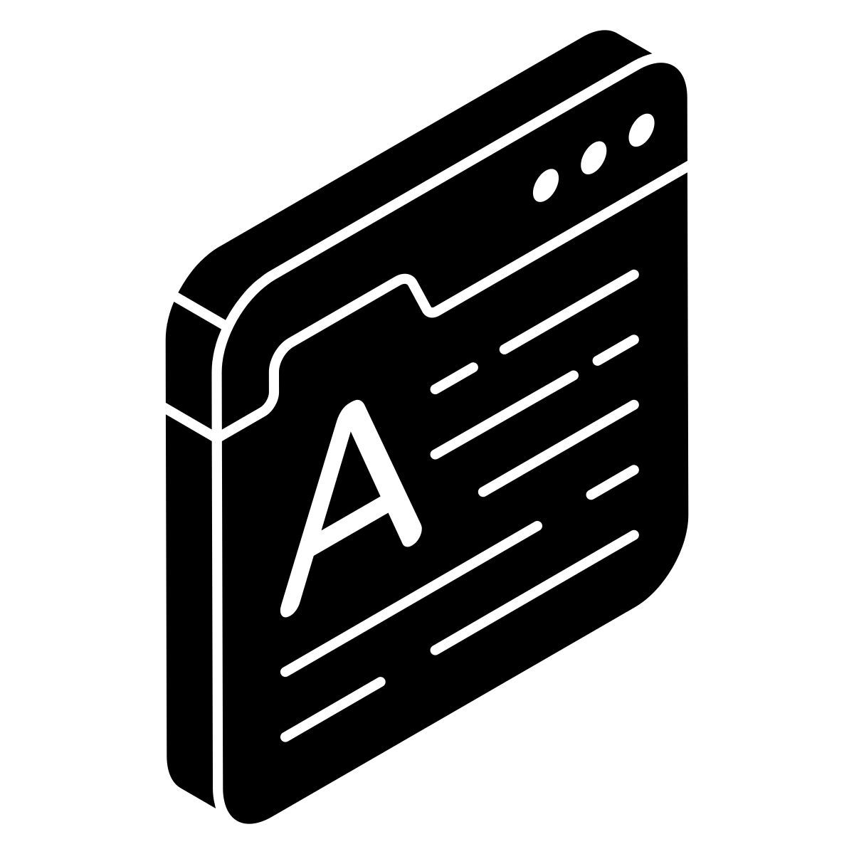 online article writing icon