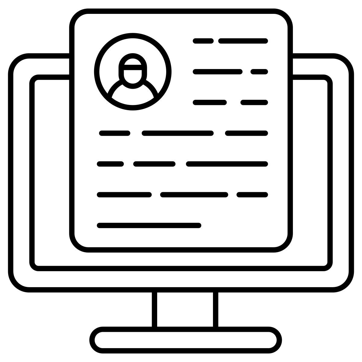 online cv icon
