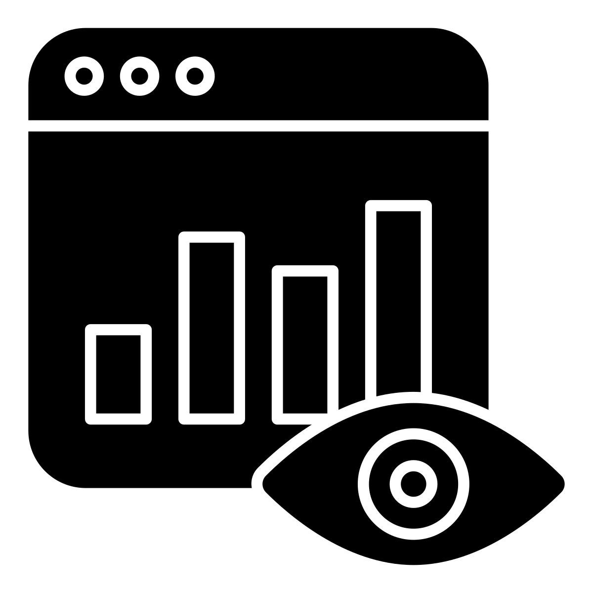 online data visualization icon