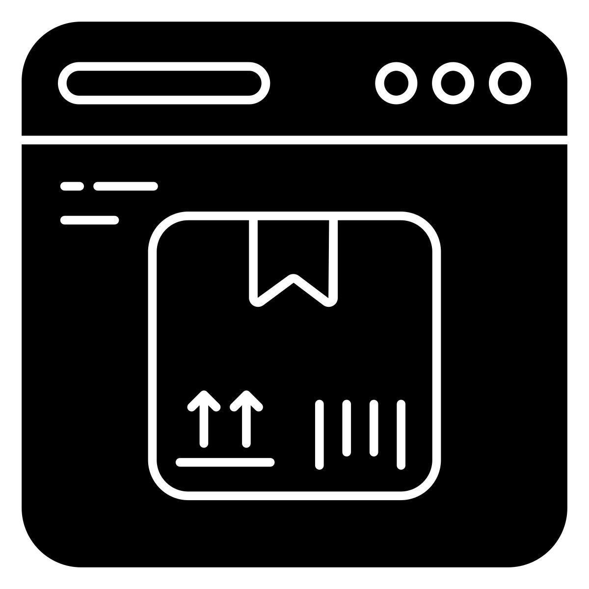paquetería en línea icon