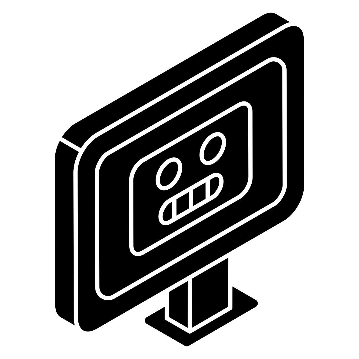 robot en ligne icon