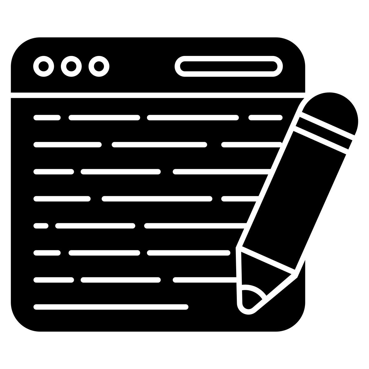 only article writing icon