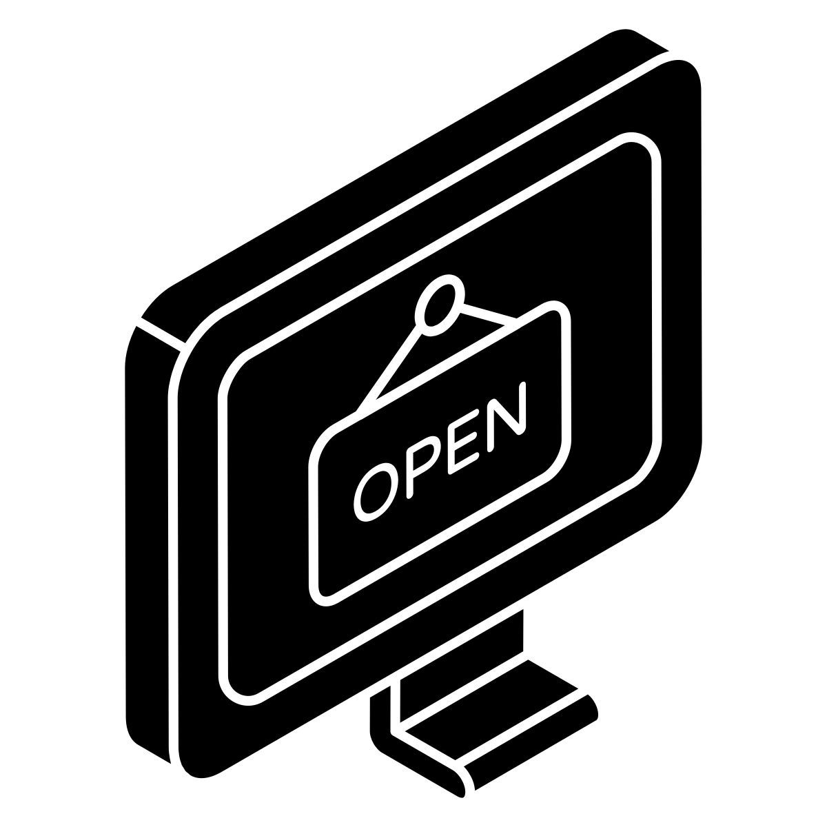 offenes board icon