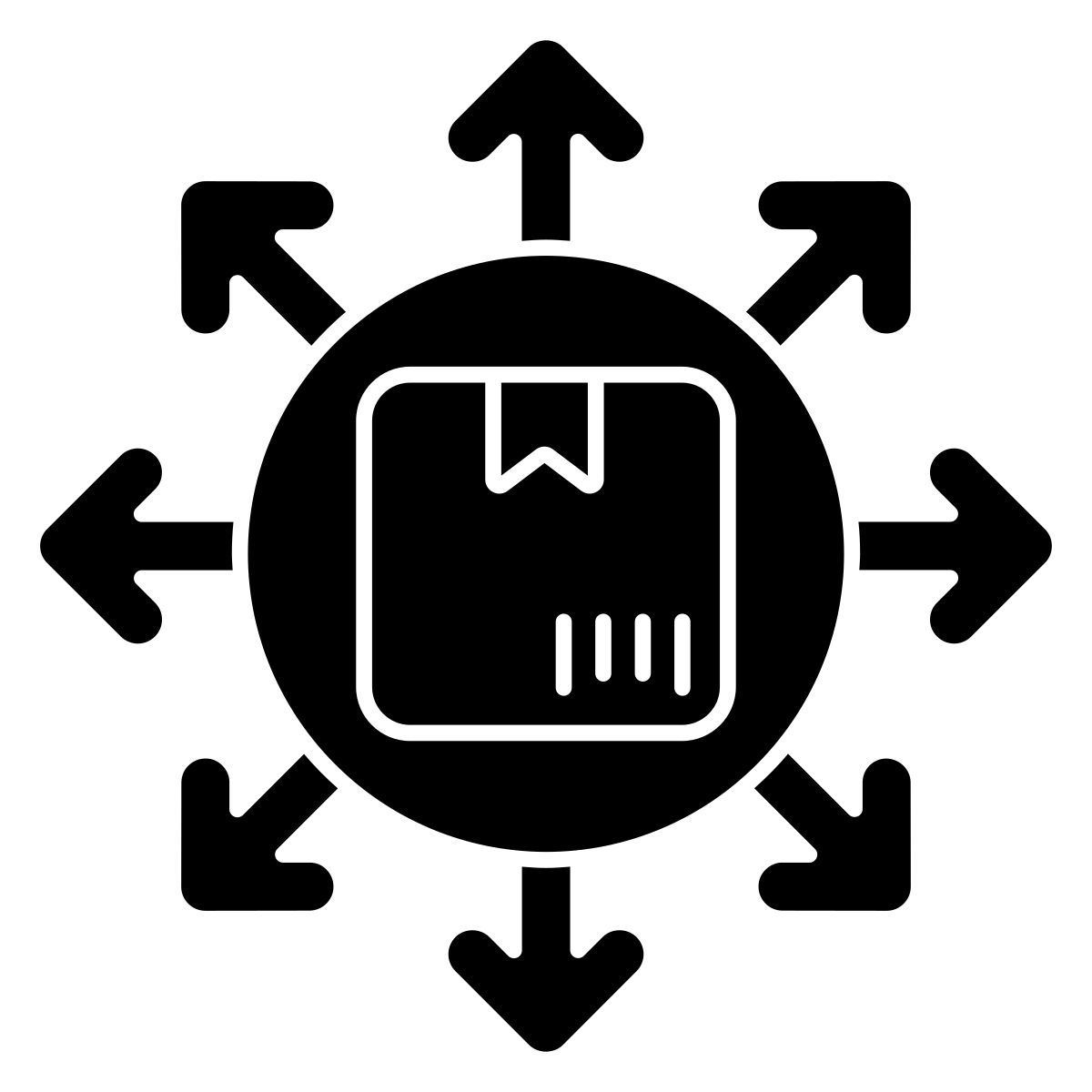 parcel directions icon