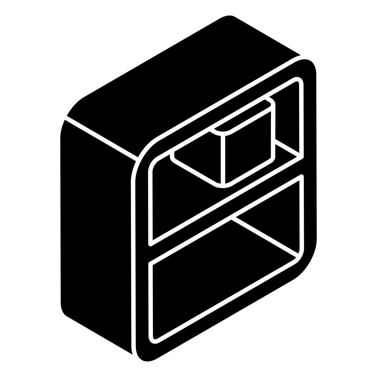 parcel racks icon
